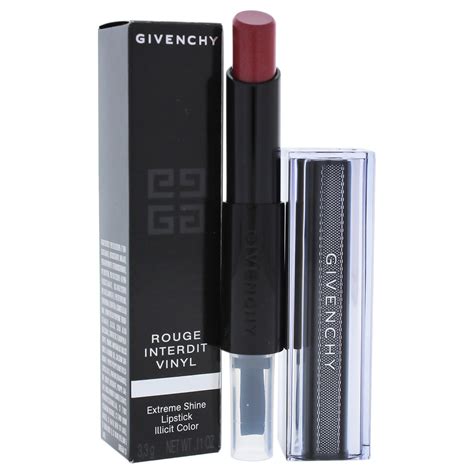 givenchy rouge interdit vinyl 13|Givenchy rouge interdit vinyl lipstick.